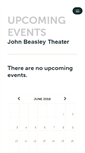Mobile Screenshot of johnbeasleytheater.ticketleap.com