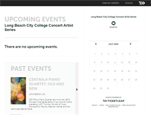 Tablet Screenshot of lbcc.ticketleap.com