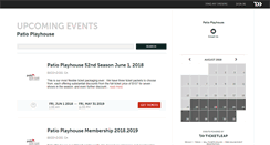 Desktop Screenshot of patioplayhouse.ticketleap.com