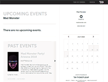 Tablet Screenshot of madmonster.ticketleap.com