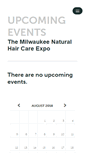Mobile Screenshot of milwaukeenaturalhaircareexpo.ticketleap.com