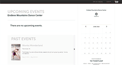 Desktop Screenshot of endlessmountainsdancecenter.ticketleap.com