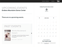 Tablet Screenshot of endlessmountainsdancecenter.ticketleap.com