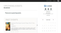 Desktop Screenshot of novotorium.ticketleap.com