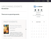Tablet Screenshot of novotorium.ticketleap.com