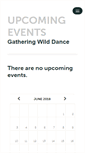 Mobile Screenshot of gatheringwild.ticketleap.com