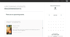 Desktop Screenshot of gibsound.ticketleap.com