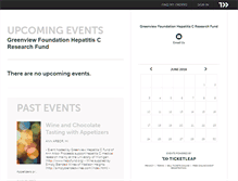 Tablet Screenshot of hepcfund.ticketleap.com