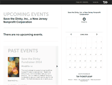 Tablet Screenshot of httpsavethedinky.ticketleap.com