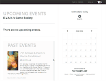 Tablet Screenshot of evansgame.ticketleap.com