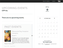 Tablet Screenshot of cfp.ticketleap.com