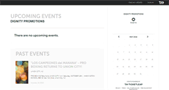 Desktop Screenshot of dignityboxing.ticketleap.com