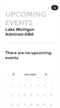 Mobile Screenshot of lakemichiganadmirals-aba.ticketleap.com