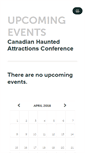 Mobile Screenshot of canadahaunts.ticketleap.com