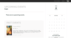 Desktop Screenshot of copianyc.ticketleap.com