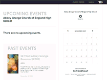 Tablet Screenshot of abbeygrange.ticketleap.com