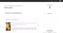 Desktop Screenshot of 13tharmyband.ticketleap.com