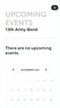 Mobile Screenshot of 13tharmyband.ticketleap.com