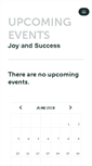 Mobile Screenshot of joyandsuccess.ticketleap.com