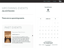 Tablet Screenshot of joyandsuccess.ticketleap.com