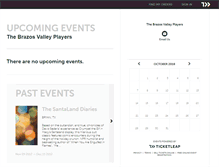 Tablet Screenshot of brazosvalleyplayers.ticketleap.com