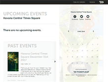 Tablet Screenshot of havanacentralts.ticketleap.com