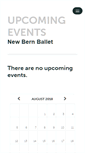 Mobile Screenshot of newbernballet.ticketleap.com