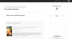 Desktop Screenshot of fireatwillproductions.ticketleap.com