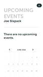 Mobile Screenshot of joesixpack.ticketleap.com