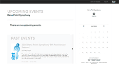 Desktop Screenshot of danapointsymphony.ticketleap.com