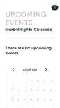 Mobile Screenshot of morbidnights.ticketleap.com