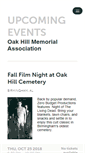 Mobile Screenshot of oakhillcemetery.ticketleap.com