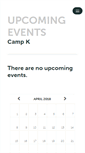Mobile Screenshot of campk.ticketleap.com