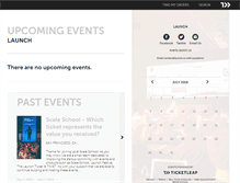 Tablet Screenshot of launch.ticketleap.com