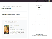 Tablet Screenshot of portcityrising.ticketleap.com