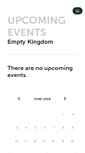 Mobile Screenshot of emptykingdom.ticketleap.com