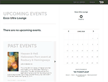 Tablet Screenshot of eccoultralounge.ticketleap.com