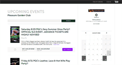 Desktop Screenshot of pleasuregardenclub.ticketleap.com