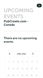 Mobile Screenshot of canada-pub-crawls.ticketleap.com