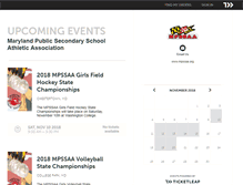 Tablet Screenshot of mpssaa.ticketleap.com