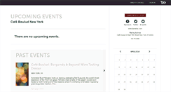 Desktop Screenshot of cafeboulud.ticketleap.com