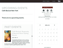 Tablet Screenshot of cafeboulud.ticketleap.com