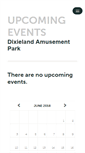 Mobile Screenshot of dixielandamusementpark.ticketleap.com
