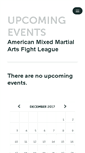 Mobile Screenshot of americanmixedmartialartsfightleague.ticketleap.com