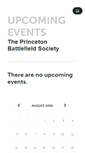 Mobile Screenshot of princetonbattlefieldsociety.ticketleap.com