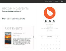 Tablet Screenshot of greenvillegrace.ticketleap.com