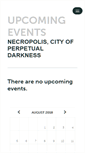 Mobile Screenshot of necropolis.ticketleap.com