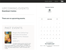 Tablet Screenshot of downtowncomicstn.ticketleap.com