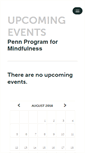 Mobile Screenshot of pennmindfulness.ticketleap.com