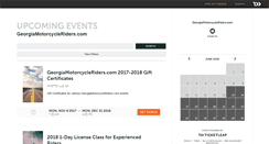 Desktop Screenshot of georgiamotorcycleriders.ticketleap.com